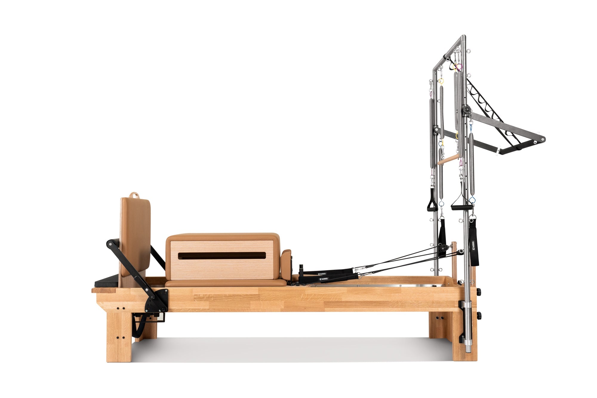 Galaxy Reformer Tower — Vista lateral completa con barra push-through
